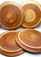 FRANCE - LOT DE 4 ASSIETTES CHAMPÊTRES DE LA COLOMBE (PYRÉNÉES ATLANTIQUES)