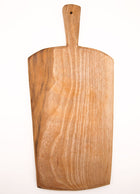 MAROC - GRANDE PLANCHE À DÉCOUPER EN BOIS DE NOYER CONTRASTÉ