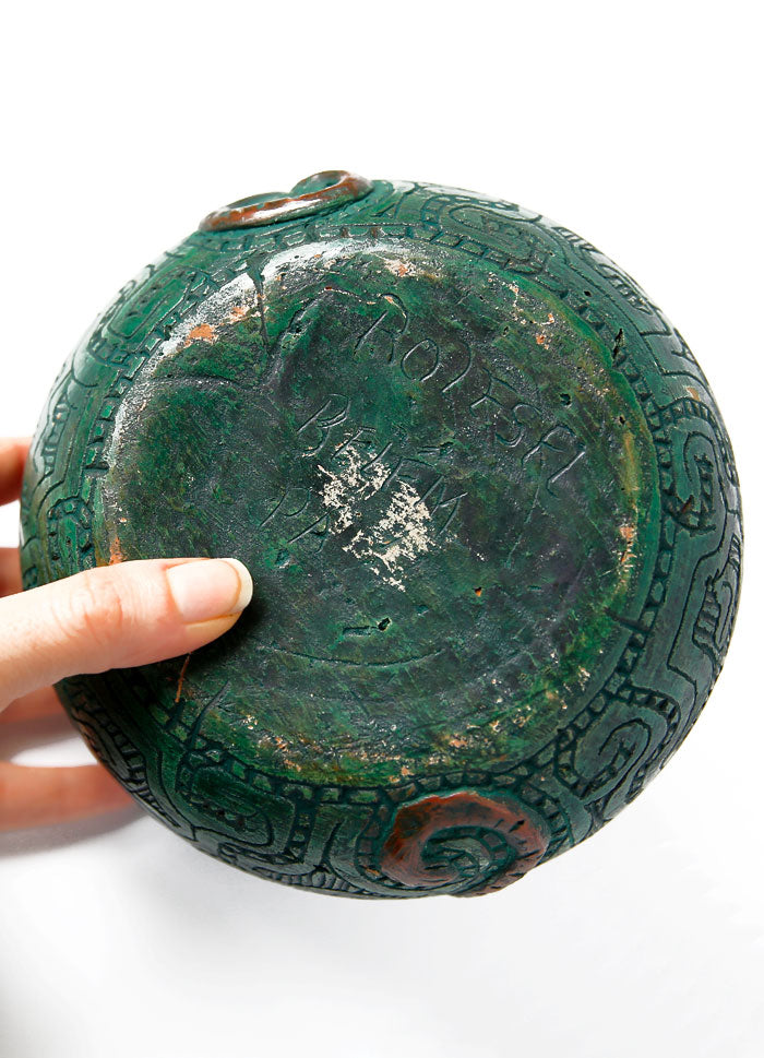 BRESIL - RARE POTERIE BLEUE REIS PARA VINTAGE DE BELEM