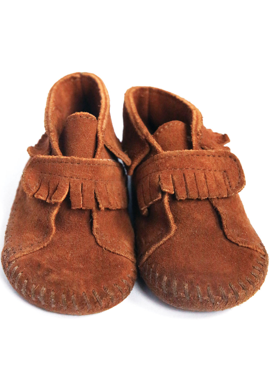 USA - MOCASSINS ENFANT VINTAGE CHINÉS EN ARIZONA