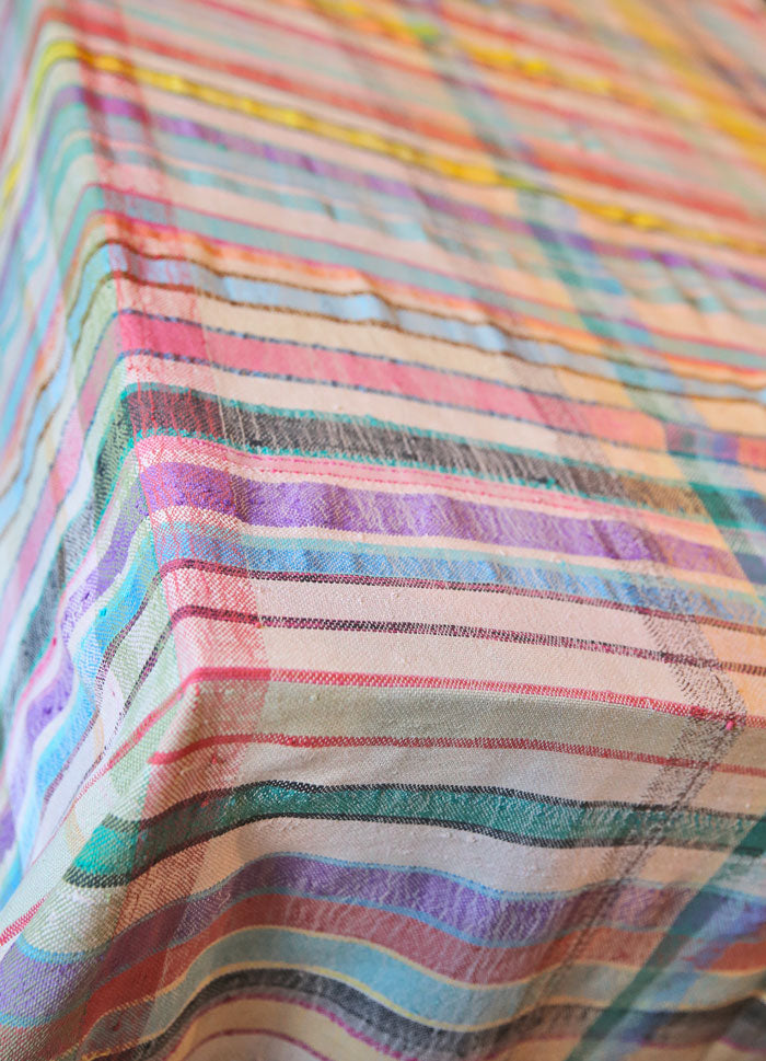 MAROC - COUVERTURE BERBERE VINTAGE DOUCEUR PASTEL (2,35 x 1,60 m)