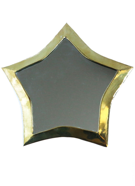 MAROC - MIROIR DORÉ ÉTOILE (taille S)