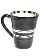 MAROC - MUG BERBÈRE EN CÉRAMIQUE GRAPHIQUE BLACK & WHITE