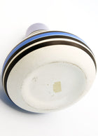 USA - VASE SOLIFLORE NAVAJO BLEU, NOIR ET BLANC D'ARIZONA