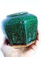 CHINE - PETIT POT À GINGEMBRE EN GRÈS ÉMAILLÉ DU XIXe